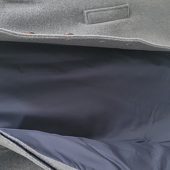 J. Crew Wool Charcoal Pea Coat - Picture 6 of 10